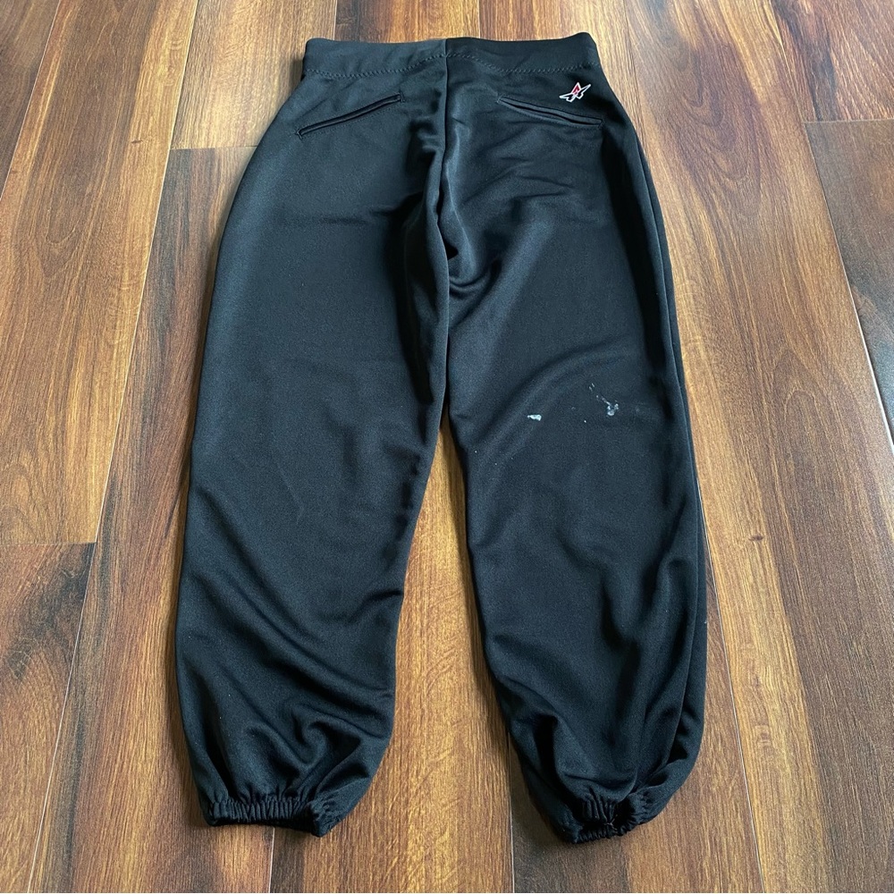 Alleson Softball Pants Women’s Small Black No Belt Loop - Picture 5 of 6
